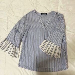 Flared Arm Blouse